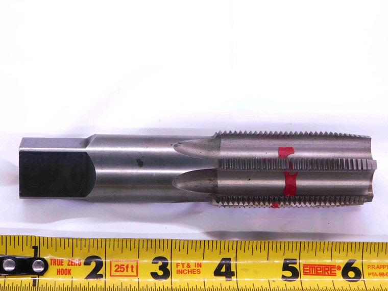 REGAL 1 5/16 12 GH-6 HSS PLUG TAP 6 STRAIGHT FLUTE 1.3125 1-5/16-12 USA MADE - JJ3304AX4