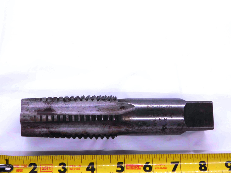 GREENFIELD 1 3/4 5 NC HSS TAPER TAP 6 STRAIGHT FLUTE 1.75 UNC MADE IN USA - JJ3312AX4