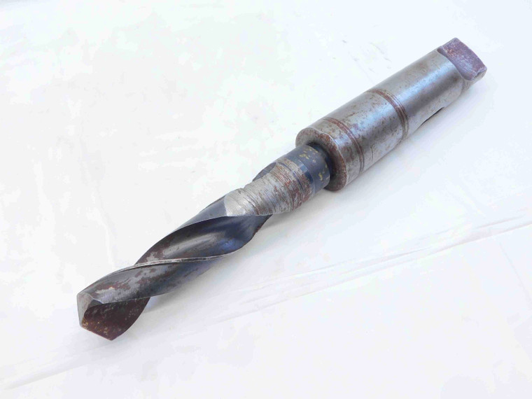 1 1/4 O.D. HSS TWIST DRILL BIT MORSE TAPER #3 SHANK 1.25 MT3 W/ MT5 ADAPTER - JG5725CM4
