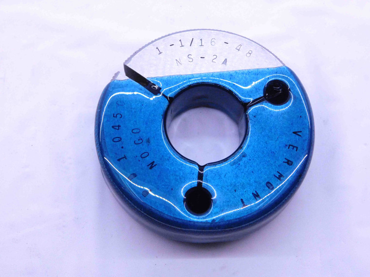 1 1/16 48 UNS 2A VERMONT THREAD RING GAGE 1.0625 NO GO ONLY P.D. = 1.0450 - DW42627OB6