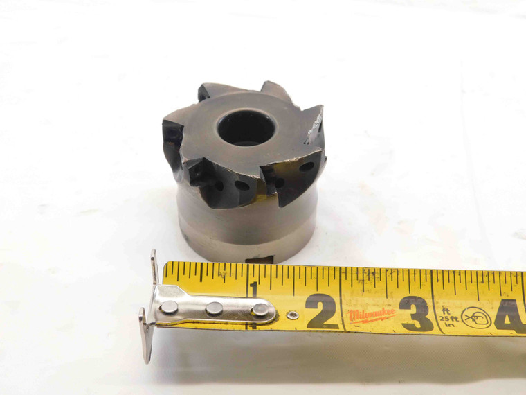 INGERSOLL 2" O.D. COOLANT FACE MILL TJ1D-20R01 3/4 PILOT 7 POCKETS MNHU0603 2.0 - NS7724BY6