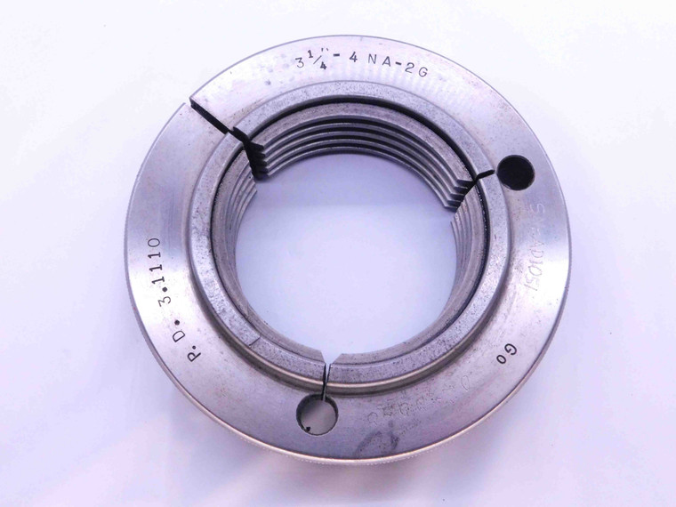 3 1/4 4 NA 2G ACME THREAD RING GAGE 3.25 3.250 3.2500 GO ONLY P.D. = 3.1110 - DW42680BR6