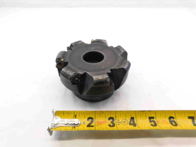 INGERSOLL 4" O.D. COOLANT FACE MILL HN6D40R01 1 1/2 PILOT 7 POCKETS HN-0605 4.0 - NS7737BY6