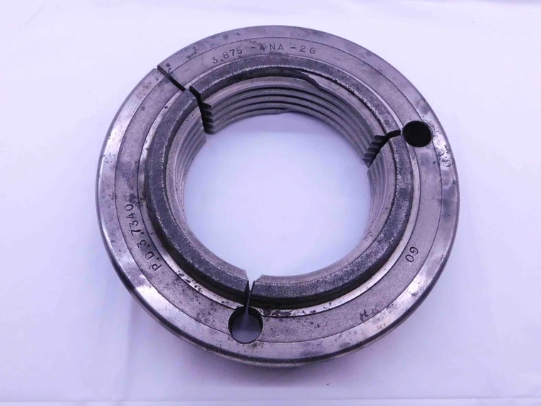 3 7/8 4 NA 2G ACME THREAD RING GAGE 3.875 3.8750 GO ONLY P.D. = 3.7340 CHECK - DW42743BR6