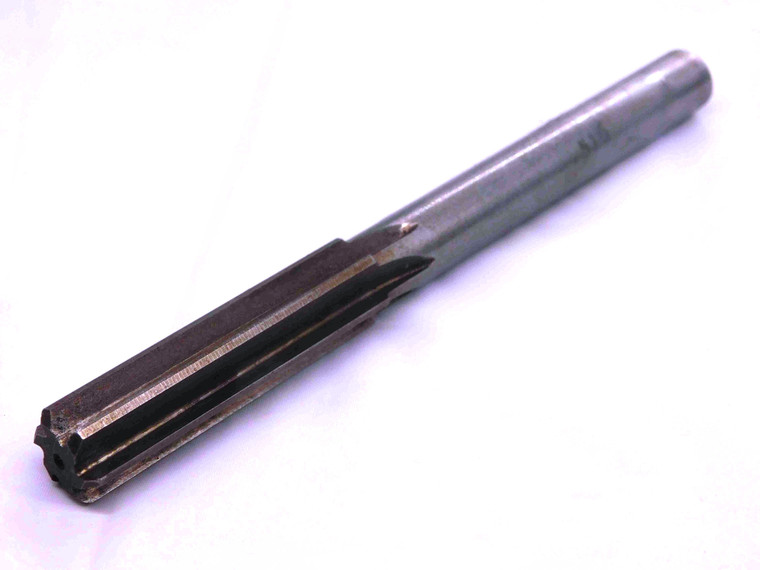 0.516 OD HSS REAMER .44 SHANK 6 FL .516 .5160 33/64 .5313 -.0153 UNDERSIZE 13 mm - JJ3456CT5