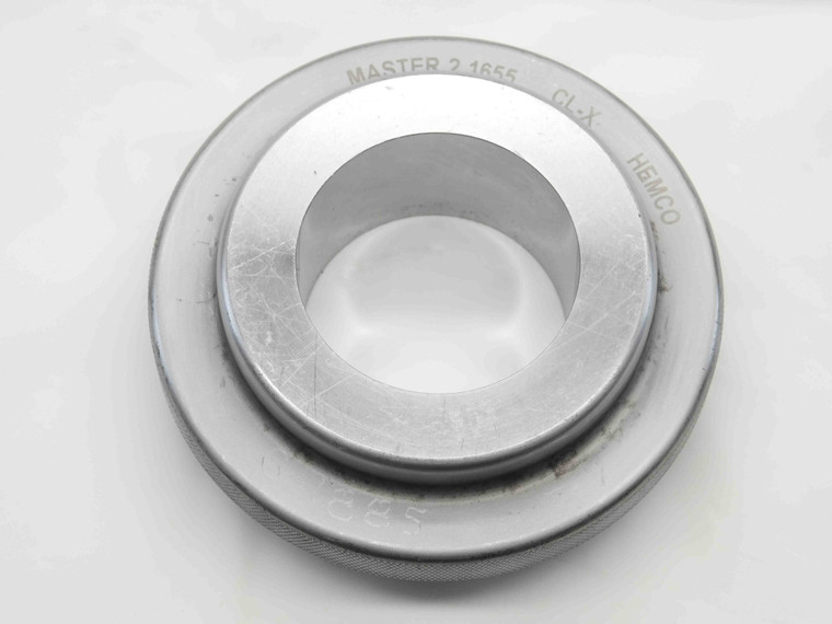 2.1655 CLASS X MASTER PLAIN BORE RING GAGE 2.1563 +.0092 OVERSIZE 2 5/32 55 mm - NS7822BY6