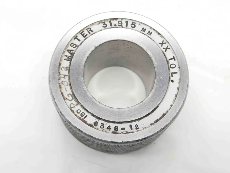 31.915 CLASS XX MASTER PLAIN BORE RING GAGE 32.000 -.085 UNDERSIZE 32 mm 1.2565 - NS7850BY6