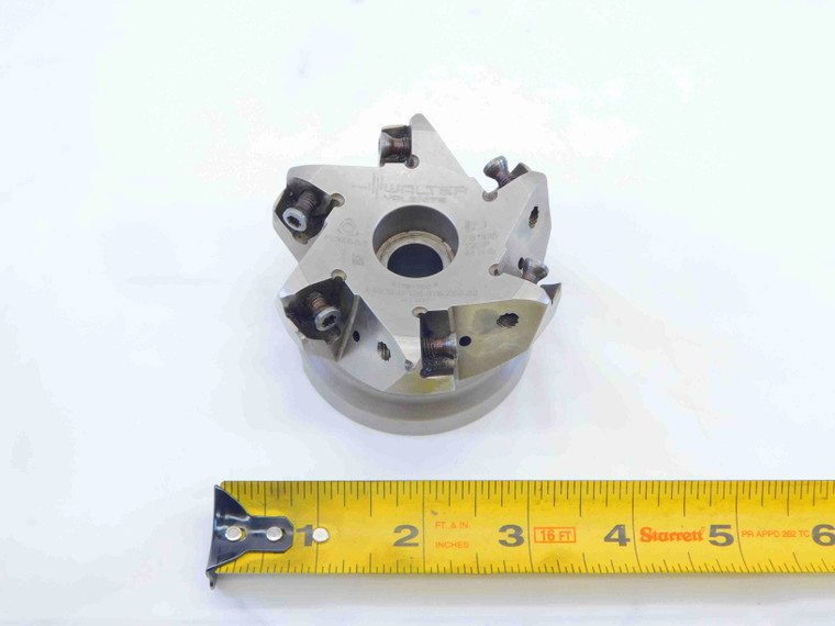 WALTER 3" O.D. FACE MILL F4030.UB26.076.Z06.02 1" PILOT 6 POCKETS P23696-2.0 3.0 - JG6207BL5