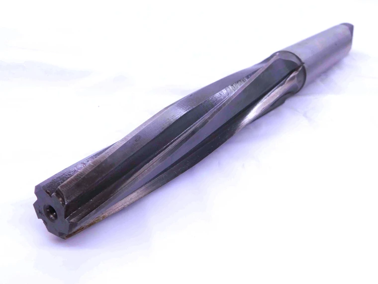 1 5/16 OD HSS BRIDGE REAMER MORSE TAPER #4 SHANK SPIRAL 5 FL MT4 1.3125 ONSIZE - JJ3740BU5