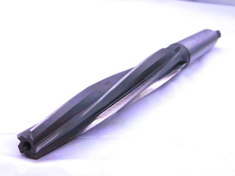 1" O.D. HSS BRIDGE REAMER MORSE TAPER #3 SHANK SPIRAL 5 FLUTE MT3 1.0 1.0000 - JJ3741BU5