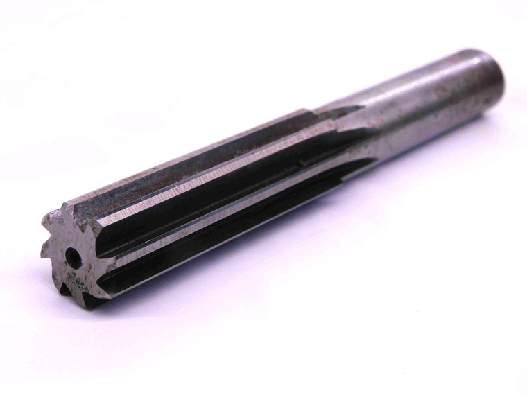 0.65 OD HSS REAMER 9/16 SHANK 8 FL .65 .6500 21/32 .6563 -.0063 UNDERSIZE - JJ3752BR5