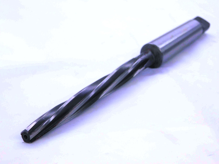 7/16 OD HSS BRIDGE REAMER MORSE TAPER #2 SHANK SPIRAL 5 FL .4375 ONSIZE 11 mm - JJ3768BU5