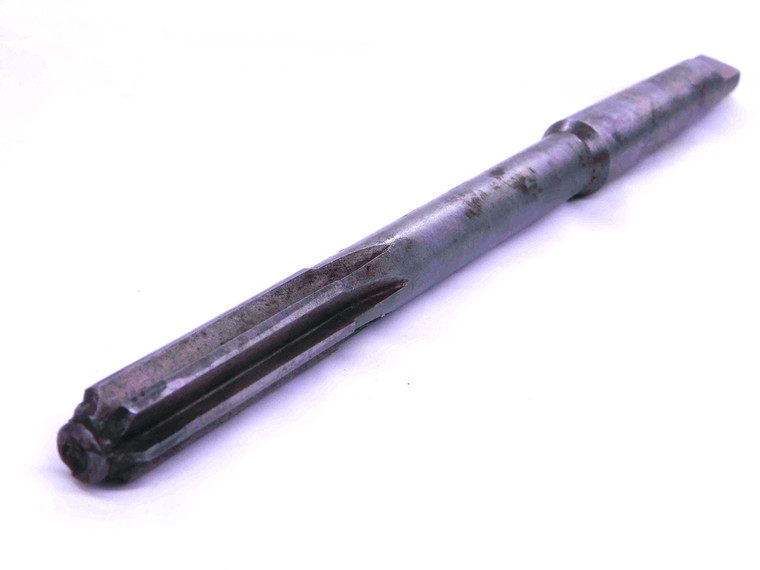 0.6085 OD HSS CARBIDE TIPPED REAMER MT2 SHANK 6 FL .6085 .5938 +.0147 OVERSIZE - JJ3780BT4