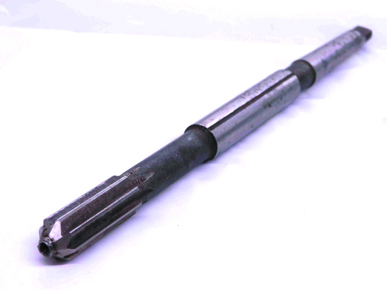 0.5075 OD HSS REAMER MT1 SHANK 8 FLUTE .5075 1/2 .5000 +.0075 OVERSIZE 13 mm - JJ3783BJ3