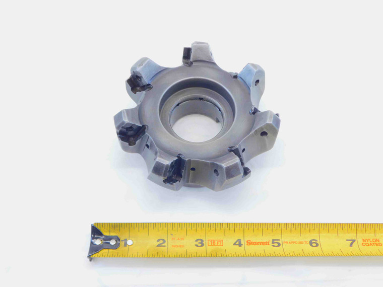 ISCAR 4" FACE MILL S845 F45SX D4.0-7-1.5-R16 1 1/2 PILOT 7 POCKETS SXMU 1606 4.0 - JG6227BL5