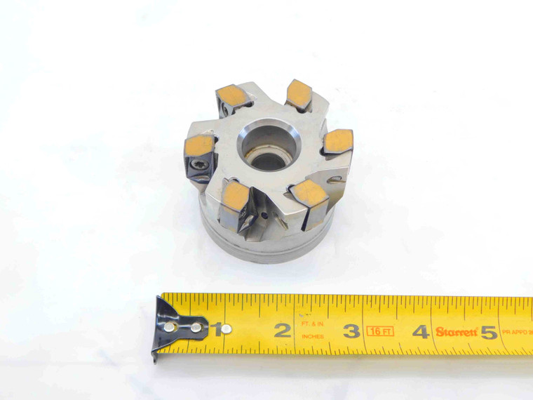 2 1/2 O.D. COOLANT THRU FACE MILL 1" PILOT 3/8 KEY HOLDS 6 INSERTS INDEXABLE - JG6263BL5