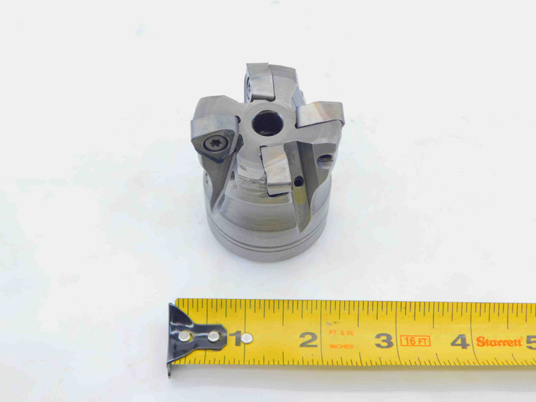 2" O.D. COOLANT THRU FACE MILL 3/4 PILOT 5/16 KEY HOLDS 4 INSERTS 2.0 INDEXABLE - JG6267BL5