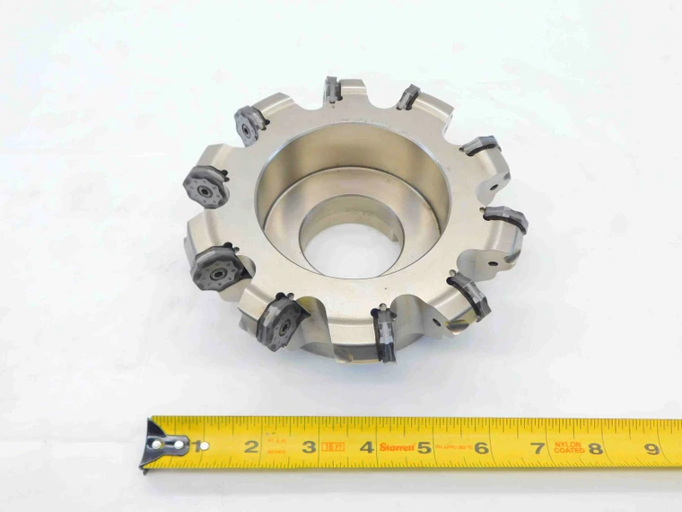 SECO 6" O.D. FACE MILL R220.21-06.00-ON09-10A 2" PILOT 10 POCKETS ON..09 6.0 - JG6299BL5