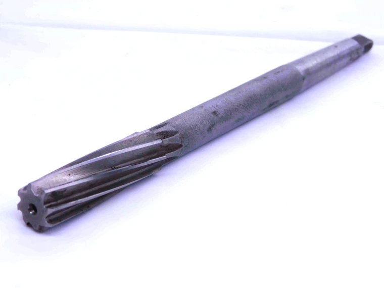 0.5615 OD HSS REAMER MT1 SHANK SPIRAL 8 FL .5615 9/16 .5625 -.0010 UNDERSIZE - JJ3926AF5