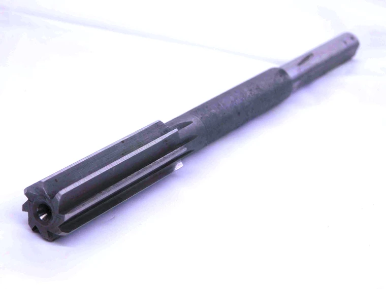 0.6305 OD HSS REAMER 3/8 SHANK 8 FLUTE .6305 5/8 .6250 +.0055 OVERSIZE 16 mm - JJ3927AF5