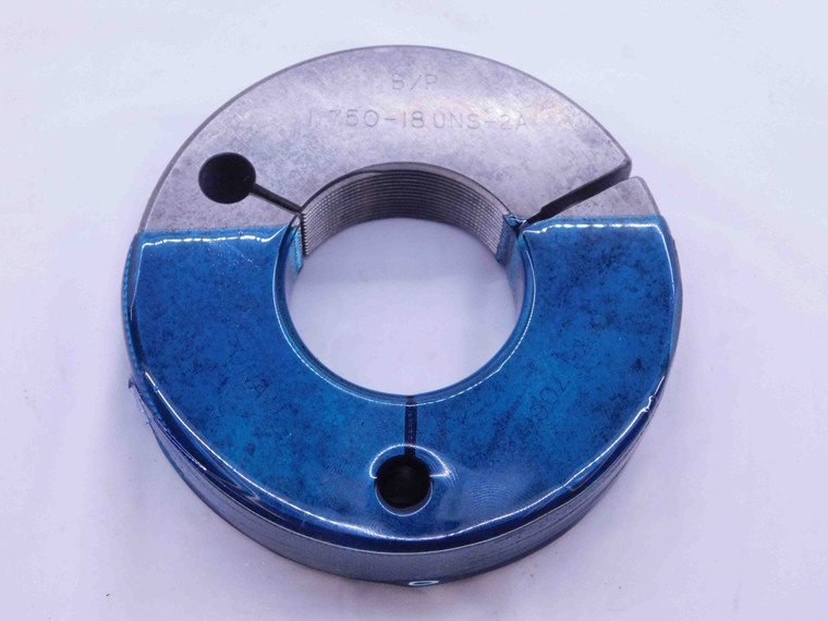 1 3/4 18 UNS 2A BEFORE PLATE THREAD RING GAGE 1.75 1.750 GO ONLY P.D. = 1.7064 - DW42932CJ5
