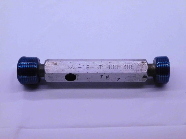 3/4 16 UNF 3B STI HELICOIL THREAD PLUG GAGE .75 GO NO GO P.D.'S = .7906 & .7945 - DW43051CD6