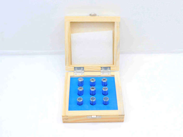 9PCS NEW BEAVERTON DA200 COLLET SET 1/8 - 3/8 IN 1/32 INCREMENTS 200DAS000SET2 - JG6452MJT
