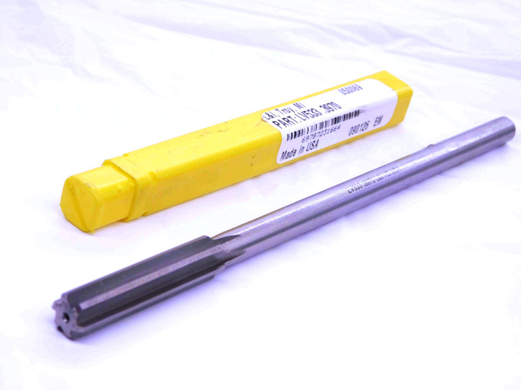 NEW L & I 0.397 OD HSS REAMER 6 FL .397 .3970 .4063 UNDERSIZE LETTER X 10 mm USA - JJ3979LAI