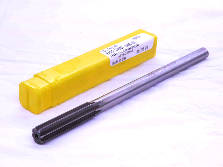 NEW L & I 0.445 OD HSS REAMER 8 FL .445 .4450 7/16 .4375 +.0075 OVERSIZE USA - JJ3982LAI
