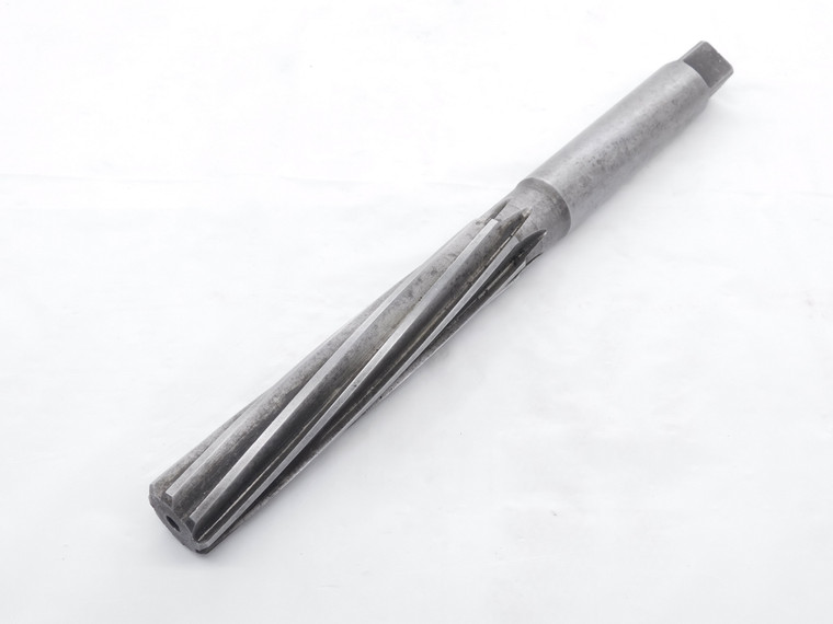 W & B 29/32 O.D. HSS HAND REAMER SPIRAL 8 FLUTE .9063 ONSIZE 23 mm USA MADE - NS8040BF4