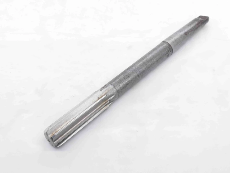 C.T.D CO. 0.7485 OD HSS REAMER MT2 SHANK 8 FL .7485 .7500 UNDERSIZE 19 mm USA - NS8051BF4