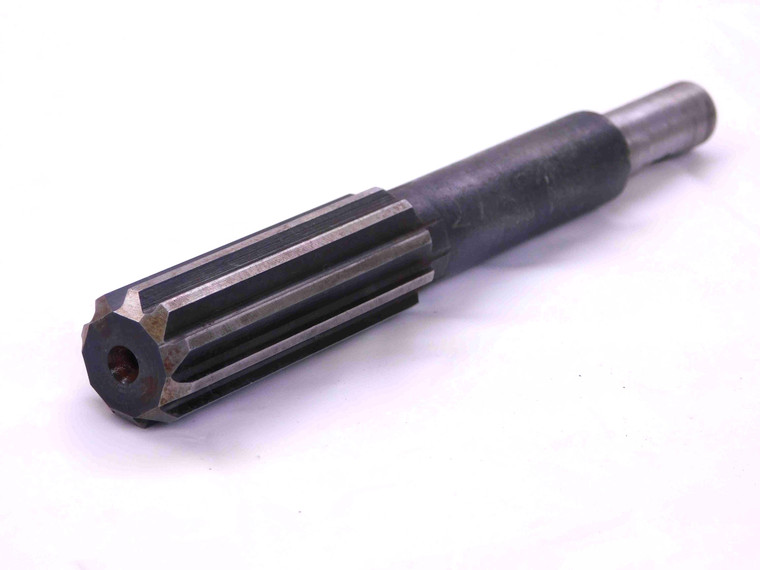 27/32 O.D. HSS CHUCKING REAMER 1/2 SHANK 10 STRAIGHT FLUTE .84375 .8438 ONSIZE - JJ4042BT4