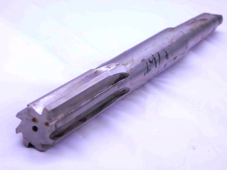 29/32 OD HSS CHUCKING REAMER MORSE TAPER #2 SHANK 8 FL MT2 .9063 ONSIZE 23 mm - JJ4052BU5