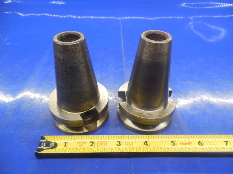 2pc COMMAND B4P2-0001 BT40 3/4'' I.D. & 1'' PROJECTION STUBBY TOOL HOLDER CNC