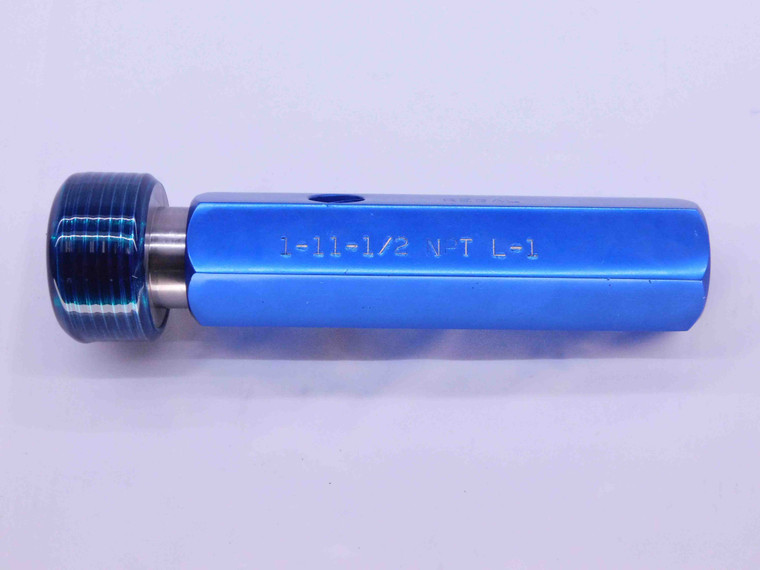 1" 11 1/2 NPT L1 PIPE THREAD PLUG GAGE 1.0 1.00 1.000 1.0000 N.P.T. NATIONAL - JF0340BU