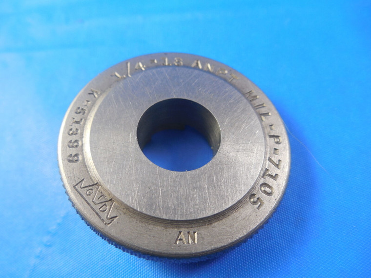 1/4 18 ANPT 6 STEP PIPE THREAD RING GAGE .25 A.N.P.T. QUALITY INSPECTION TOOLING