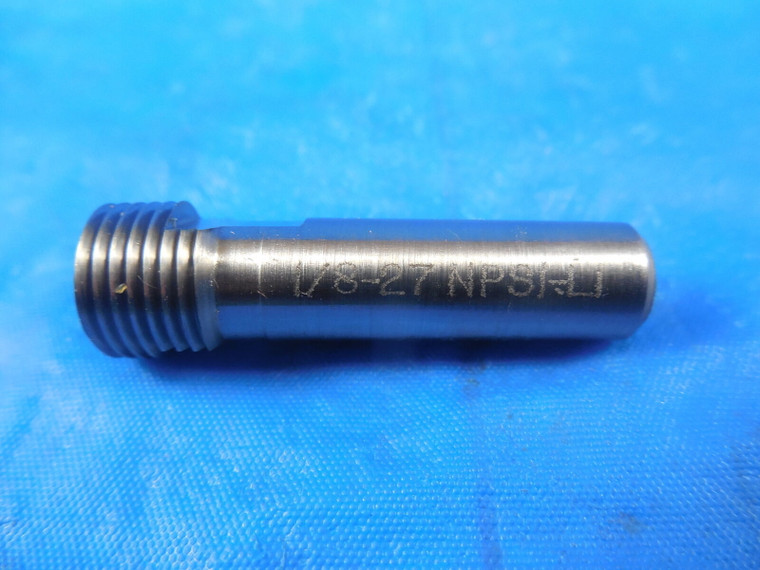 1/8 27 NPSI L1 PIPE THREAD PLUG GAGE .125 N.P.T. L-1 QUALITY INSPECTION TOOLING