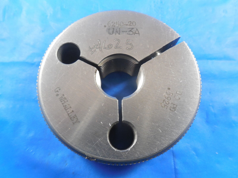 5/8 20 UN 3A THREAD RING GAGE .625 GO ONLY P.D. = .5925 INSPECTION 5/8-20