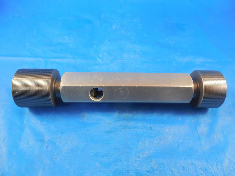 1 1/8 36 NS 3 THREAD PLUG GAGE 1.125 GO NO GO P.D.'S = 1.1070 & 1.1108 QUALITY