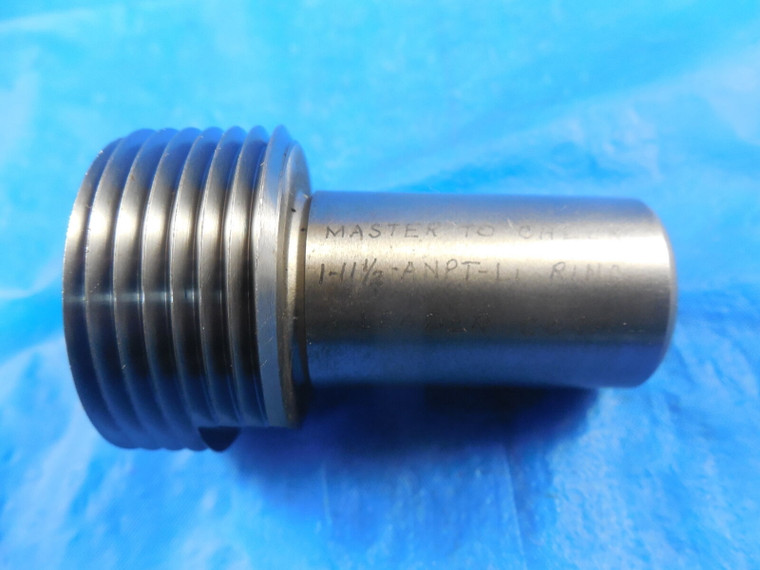 1" 11 1/2 ANPT MASTER TO CHECK L1 RING PIPE THREAD PLUG GAGE 1.0 A.N.P.T. TOOL
