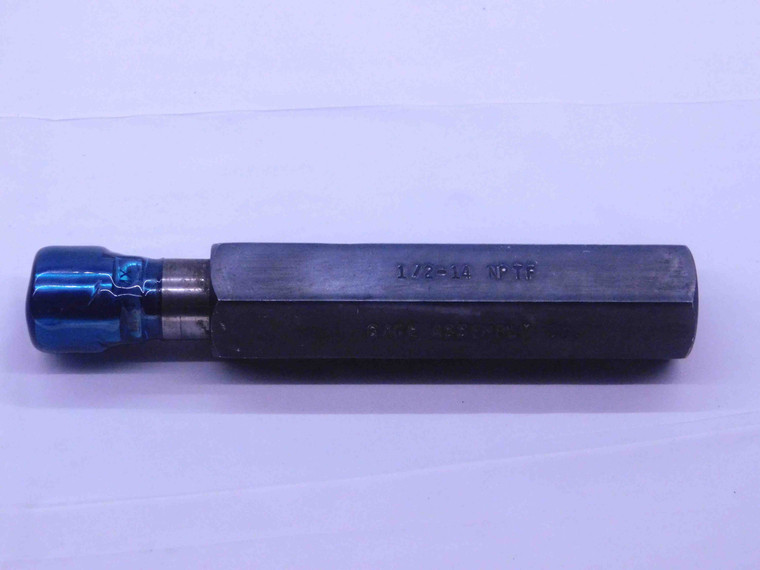 1/2 14 NPTF 6 STEP PIPE THREAD PLUG GAGE .5 .50 .500 .5000 N.P.T.F. DRYSEAL - 1214NPTF6STEPP1