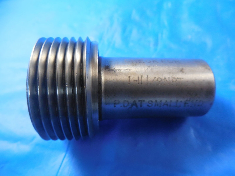 1" 11 1/2 NPT MASTER TO CHECK RING PIPE THREAD PLUG GAGE 1.00 N.P.T. 1-11 1/2