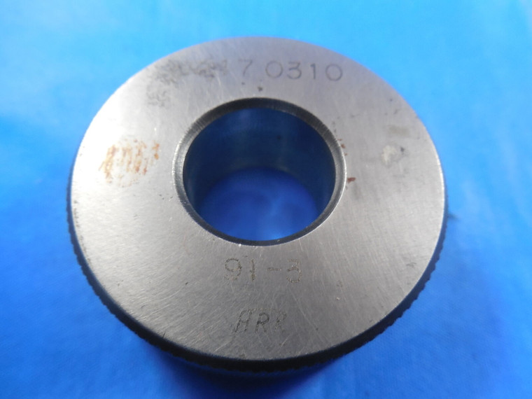 17.031 MM METRIC SMOOTH PLAIN BORE RING GAGE 17 + .031 OVERSIZE 11/16 QUALITY