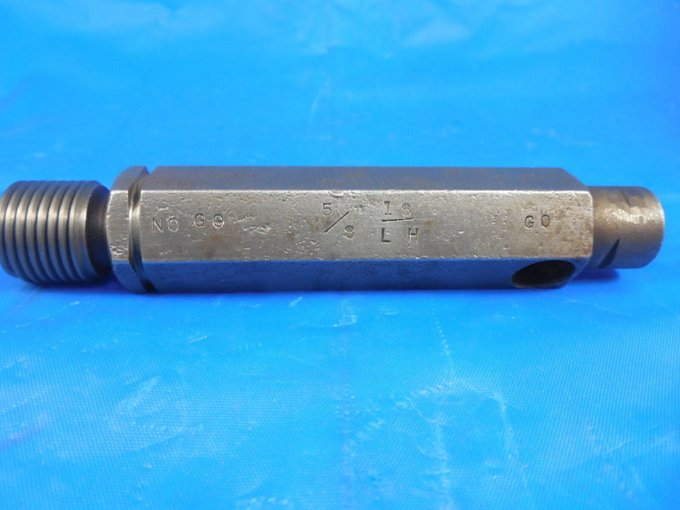 5/8 18 LEFT HAND THREAD PLUG GAGE .625 NO GO ONLY P.D. = .5930 L.H. INSPECTION