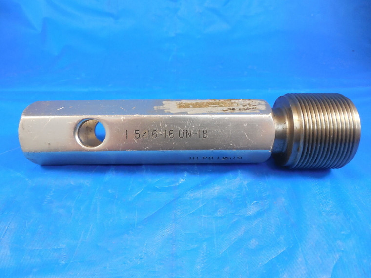 1 5/16 16 UN 1B THREAD PLUG GAGE 1.3125 NO GO ONLY P.D. = 1.2819 INSPECTION TOOL