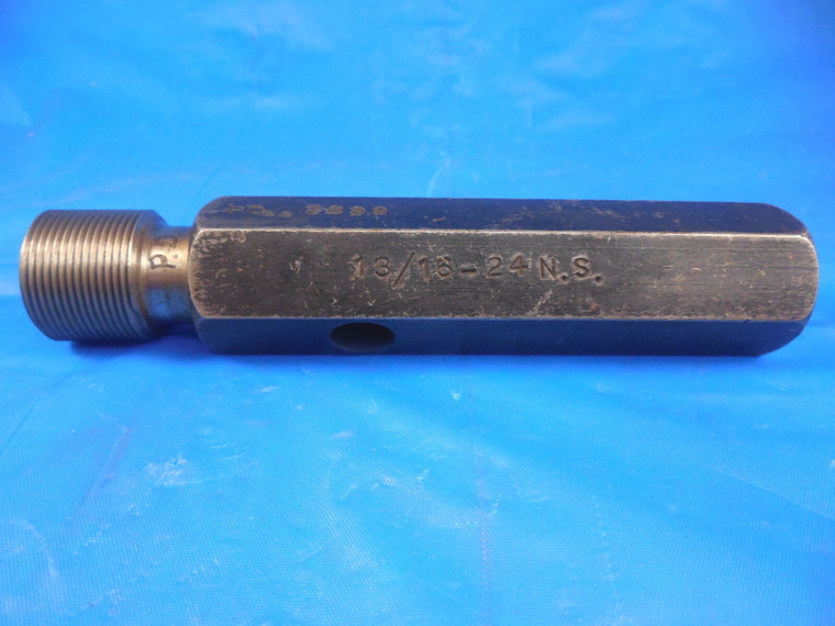 13/16 24 NS THREAD PLUG GAGE .8125 NO GO ONLY P.D. = .7899 QUALITY INSPECTION