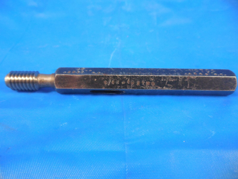 5/16 18 STUD THREAD PLUG GAGE .3125 GO ONLY P.D. = .2760 QUALITY INSPECTION