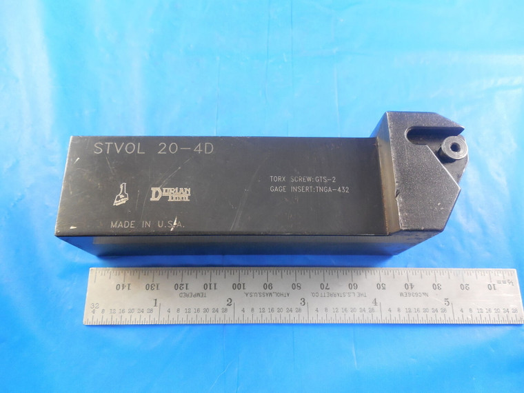 DORIAN TOOL STVOL 20-4D 1 1/4" SHANK MODIFIED LEFT HAND TURNING TOOL HOLDER CNC