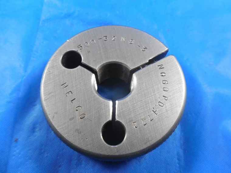 1/2 32 NS 3 THREAD RING GAGE .5 NO GO ONLY P.D. = .4772 QUALITY 1/2-32 NS-3