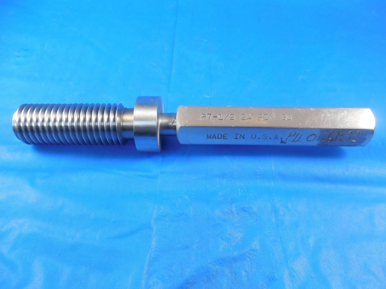 HEMCO P7 1/2 2A PIN SUCKER ROD THREAD PLUG GAGE P-7 GO ONLY QUALITY INSPECTION